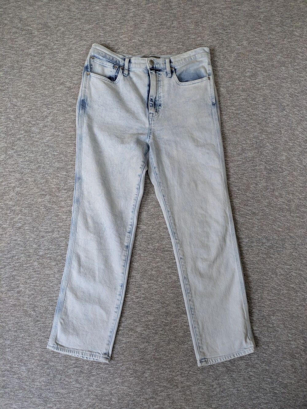 Point Sur Shoreditch Straight High Waist cropped Denim Jeans Size 28 (30x25)